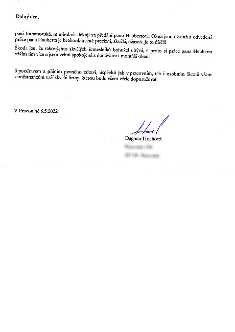 paní Hochová